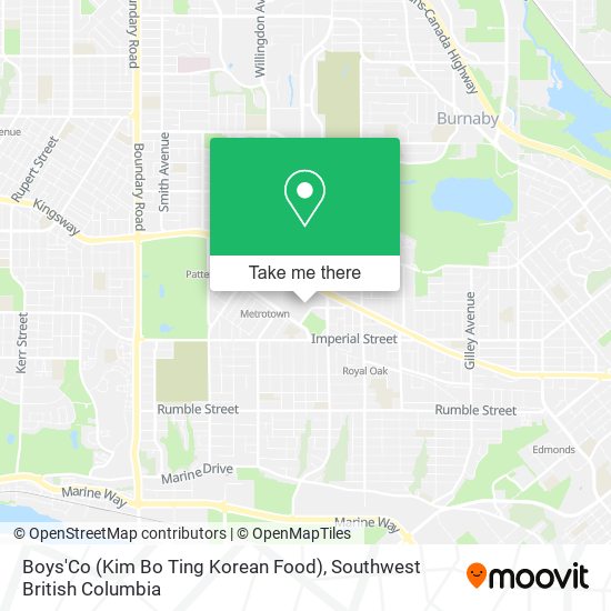 Boys'Co (Kim Bo Ting Korean Food) map