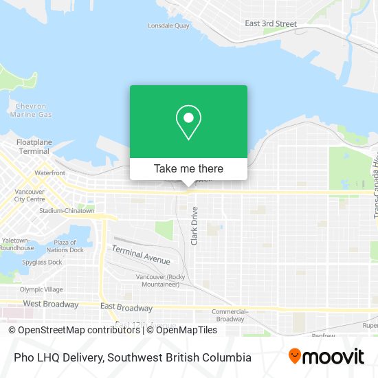 Pho LHQ Delivery map