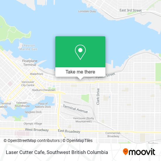 Laser Cutter Cafe map