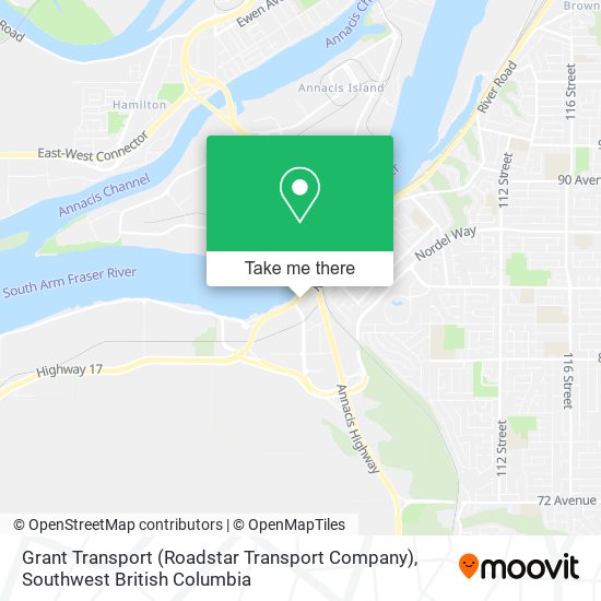 Grant Transport (Roadstar Transport Company) map