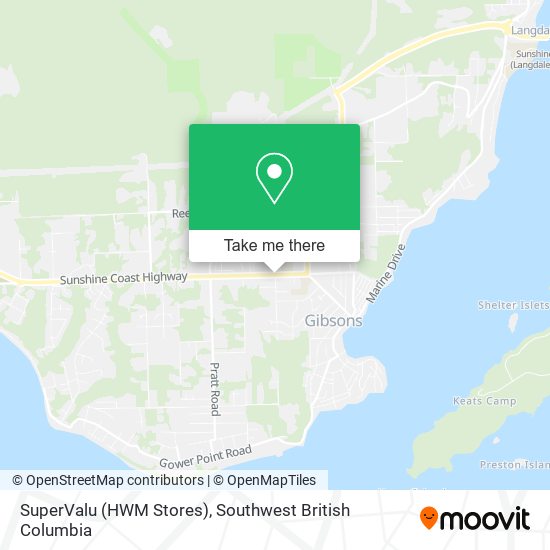 SuperValu (HWM Stores) map