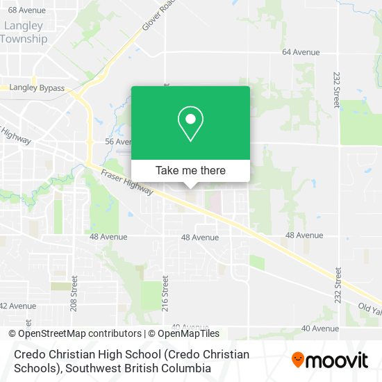 Credo Christian High School (Credo Christian Schools) map