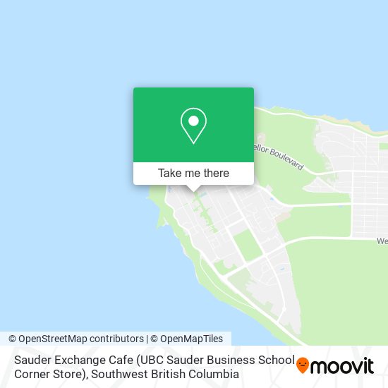 Sauder Exchange Cafe (UBC Sauder Business School Corner Store) map