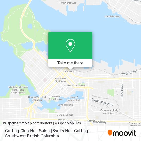 Cutting Club Hair Salon (Byrd's Hair Cutting) map