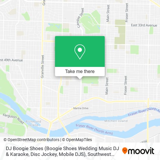 DJ Boogie Shoes (Boogie Shoes Wedding Music DJ & Karaoke, Disc Jockey, Mobile DJS) map