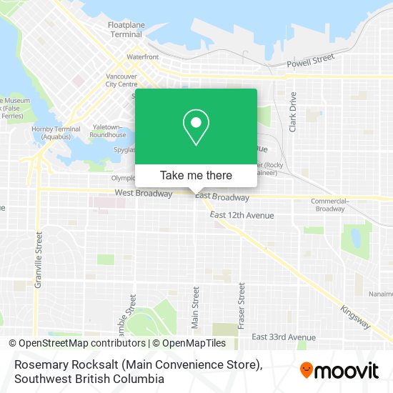 Rosemary Rocksalt (Main Convenience Store) plan