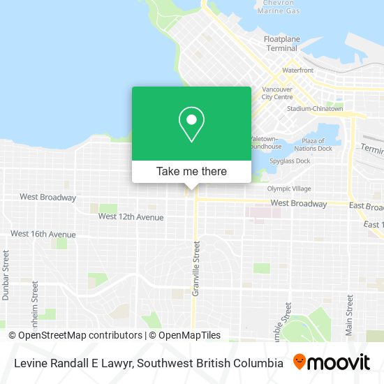 Levine Randall E Lawyr map