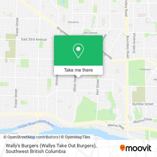 Wally's Burgers (Wallys Take Out Burgers) map