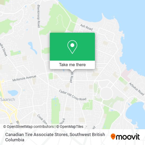 Canadian Tire Associate Stores map
