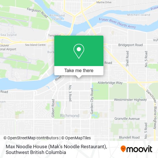 Max Noodle House (Mak's Noodle Restaurant) plan