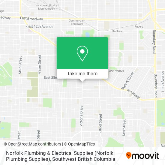 Norfolk Plumbing & Electrical Supplies map