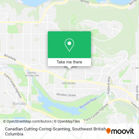 Canadian Cutting-Coring-Scanning map