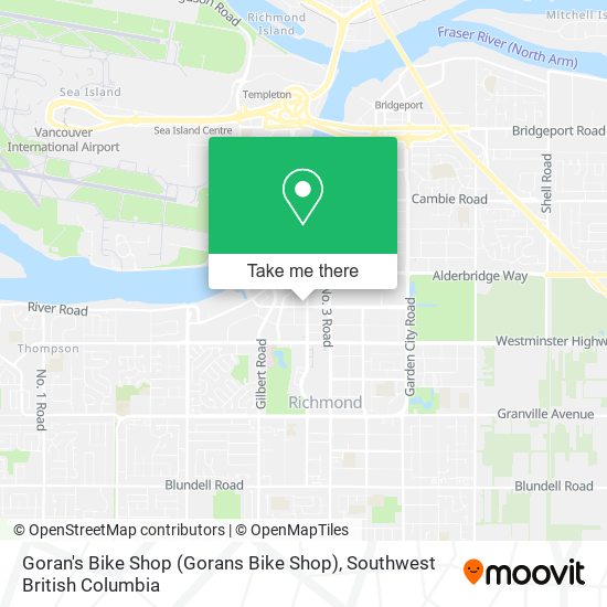 Goran's Bike Shop (Gorans Bike Shop) map