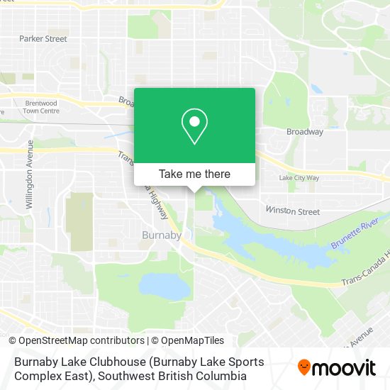 Burnaby Lake Clubhouse (Burnaby Lake Sports Complex East) map