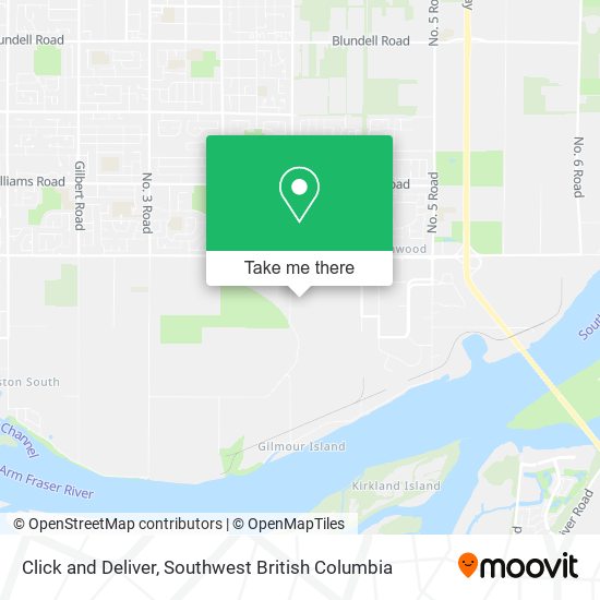 Click and Deliver map