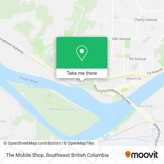 The Mobile Shop map