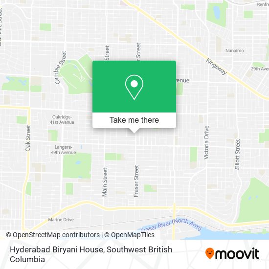 Hyderabad Biryani House map