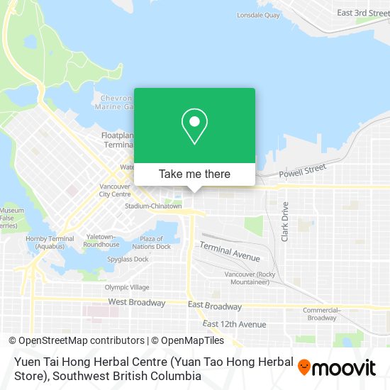 Yuen Tai Hong Herbal Centre (Yuan Tao Hong Herbal Store) map