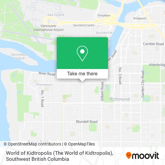 World of Kidtropolis map