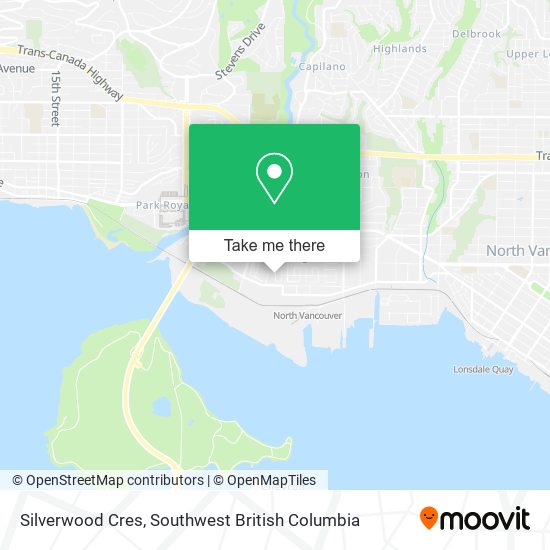 Silverwood Cres map