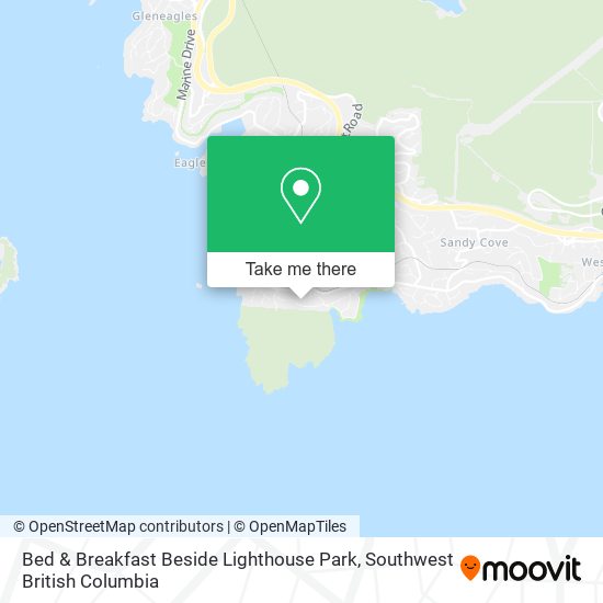 Bed & Breakfast Beside Lighthouse Park map