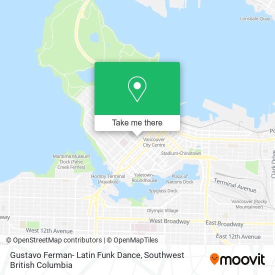 Gustavo Ferman- Latin Funk Dance map