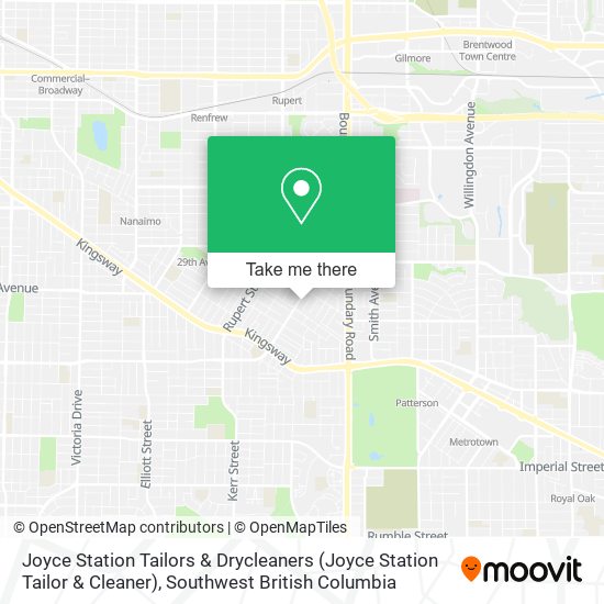 Joyce Station Tailors & Drycleaners (Joyce Station Tailor & Cleaner) map