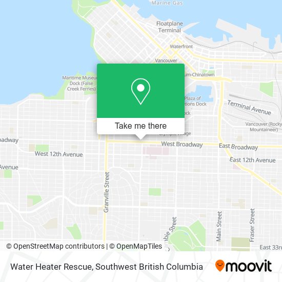 Water Heater Rescue map