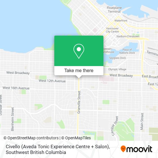 Civello (Aveda Tonic Experience Centre + Salon) plan