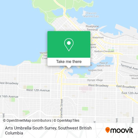 Arts Umbrella-South Surrey plan