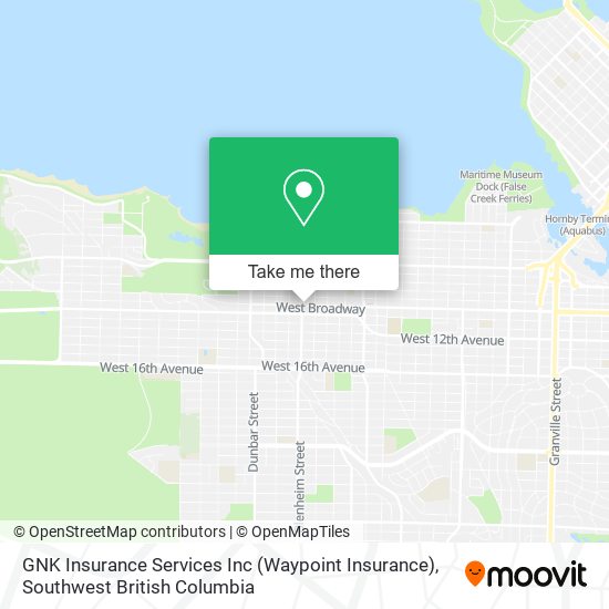 GNK Insurance Services Inc (Waypoint Insurance) map