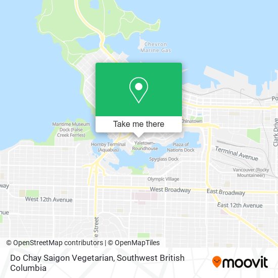 Do Chay Saigon Vegetarian map