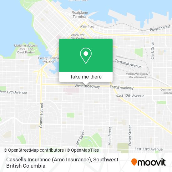 Cassells Insurance (Amc Insurance) map
