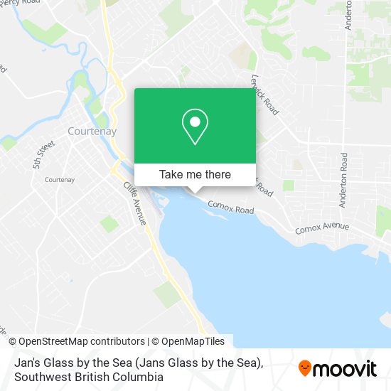 Jan's Glass by the Sea (Jans Glass by the Sea) map