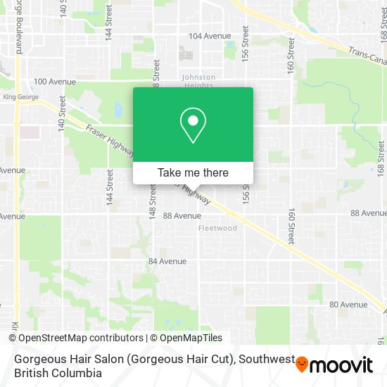 Gorgeous Hair Salon (Gorgeous Hair Cut) map