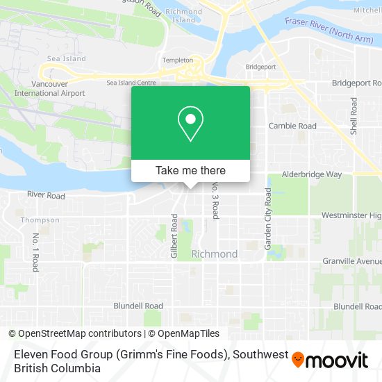 Eleven Food Group (Grimm's Fine Foods) map