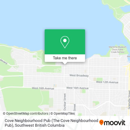 Cove Neighbourhood Pub plan