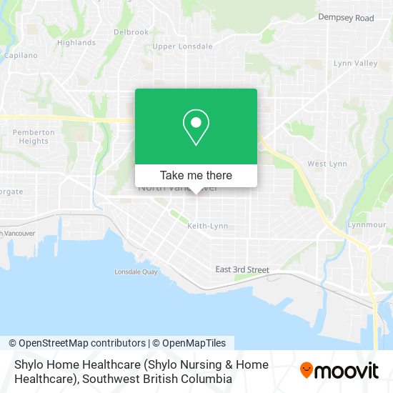 Shylo Home Healthcare map