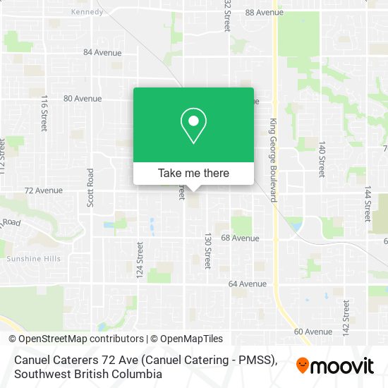Canuel Caterers 72 Ave (Canuel Catering - PMSS) plan