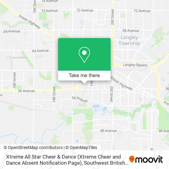 Xtreme All Star Cheer & Dance (Xtreme Cheer and Dance Absent Notification Page) map