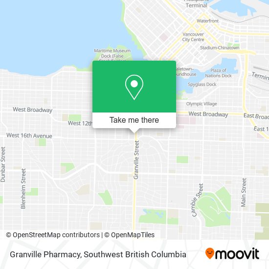 Granville Pharmacy map