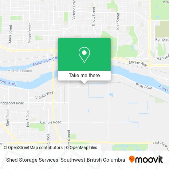 Shed Storage Services map