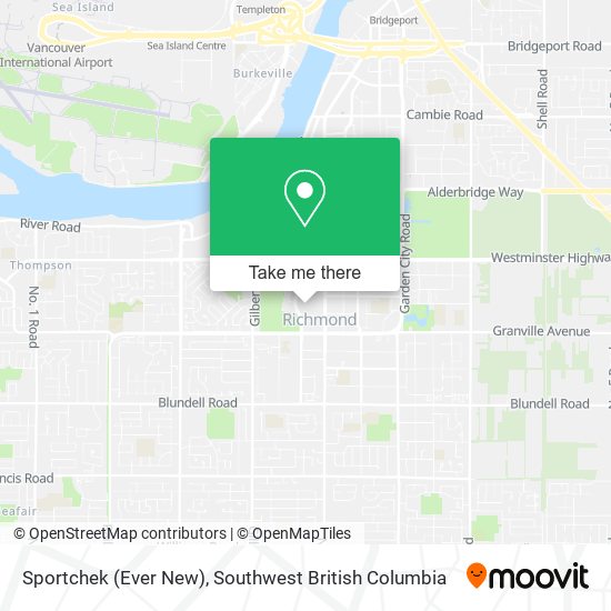 Sportchek (Ever New) map