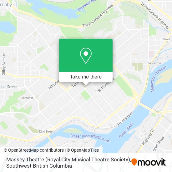 Massey Theatre (Royal City Musical Theatre Society) map