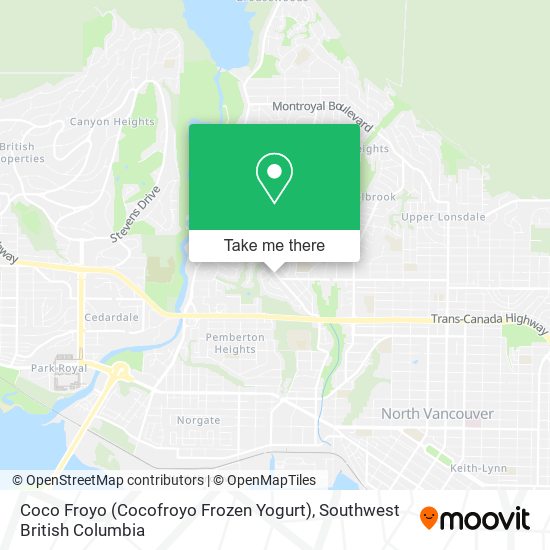 Coco Froyo (Cocofroyo Frozen Yogurt) map