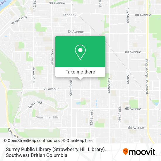 Surrey Public Library (Strawberry Hill Library) map