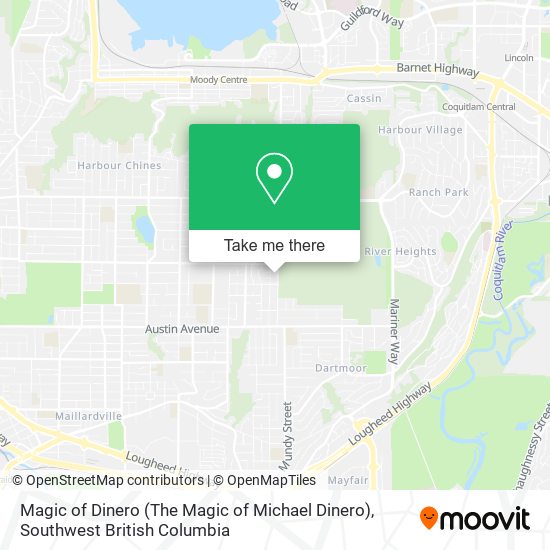 Magic of Dinero (The Magic of Michael Dinero) map