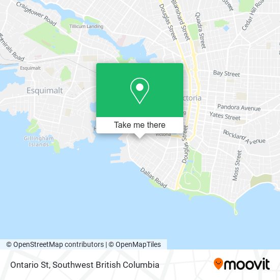 Ontario St map