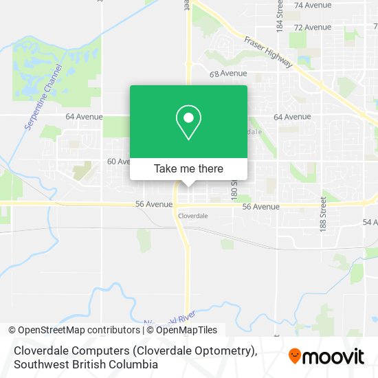 Cloverdale Computers (Cloverdale Optometry) map