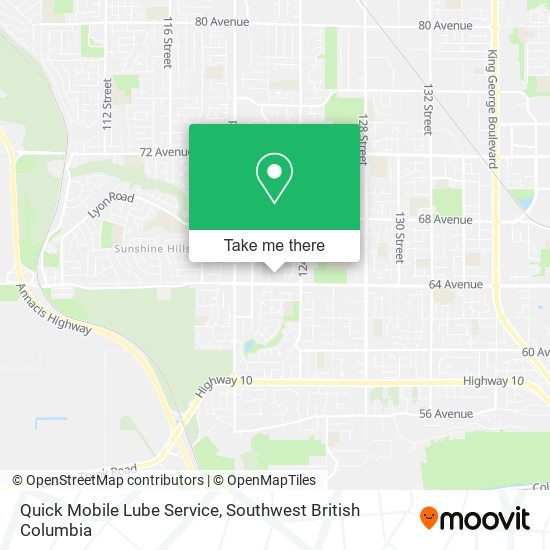 Quick Mobile Lube Service map